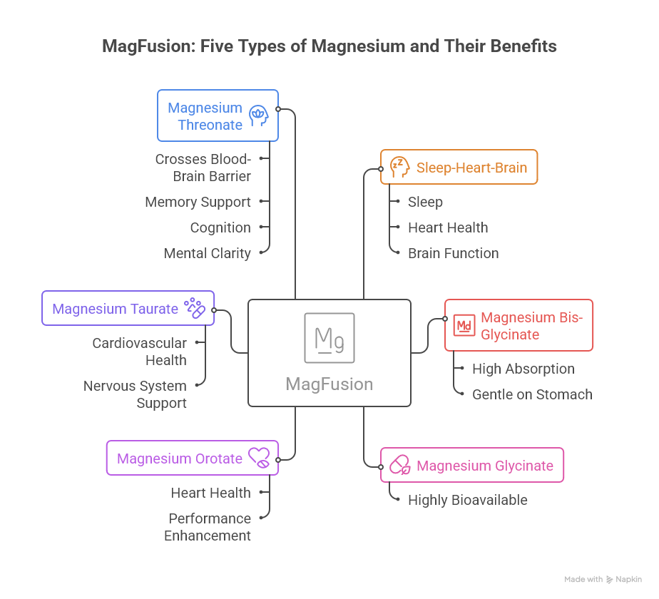 MagFusion-x5 � Five Types of Magnesium
