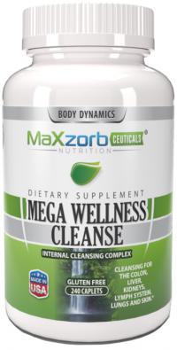 Maxzorb Mega Wellness Cleanse Internal Diet Complex (240 caplets)
