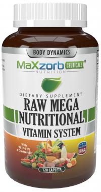 Maxzorb Raw Mega Nutritional Vitamins